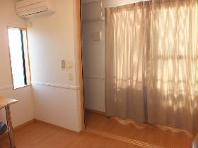 Balcony. S coat room balcony with a pet for the lead hook