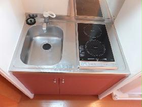 Kitchen. Two-burner electric stove