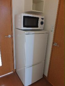 Kitchen. Also it comes with a refrigerator microwave two-door type