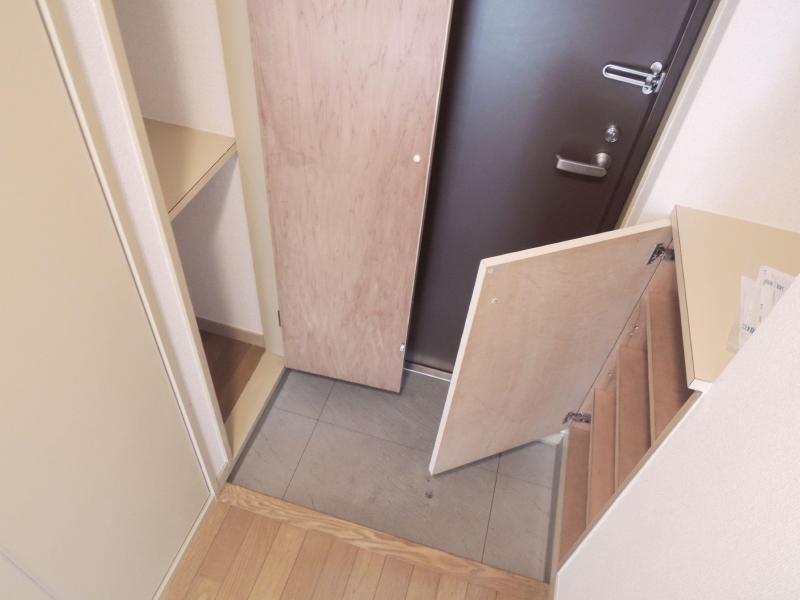 Entrance. Also storage space large number entrance.