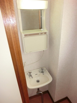 Washroom. Independent wash basin