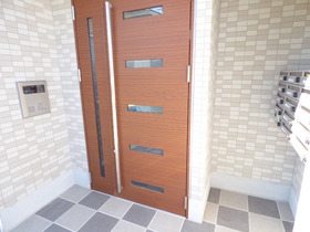 Entrance. Auto-lock with Mansion