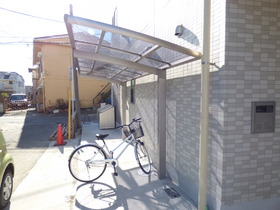 Other common areas. There are bicycle parking lot