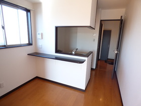 Living and room. Nice dining with counter