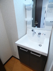 Washroom. Shampoo dresser is indispensable