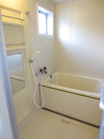 Bath. Tired in the body bathing time