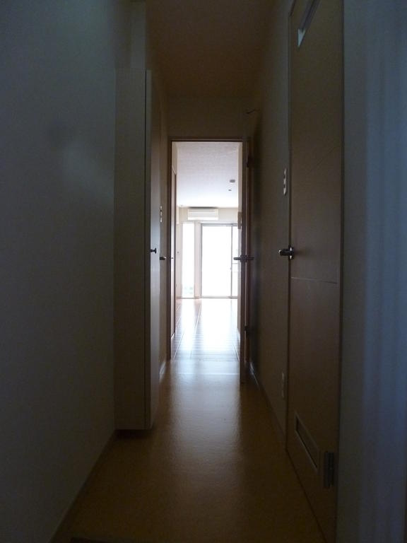 Other room space. Hallway from the entrance to the room