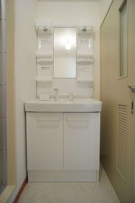 Washroom. A busy morning, Shampoo dresser with independent big success was late at night