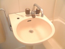 Washroom. Totonoe dressed