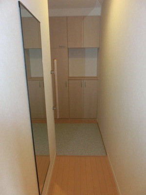 Entrance. Entrance with shoe storage