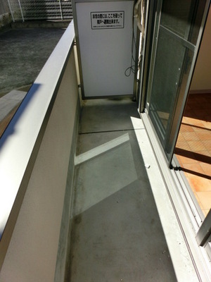 View. Spacious balcony