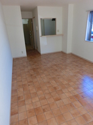 Living and room. Sunny living room with two-sided lighting