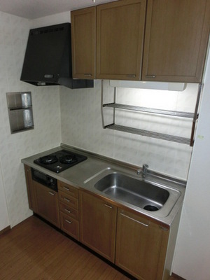 Kitchen. Grill with a kitchen