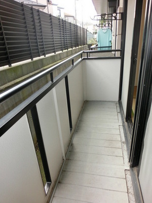 View. Southeast-facing balcony