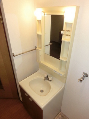 Washroom. Independent wash basin