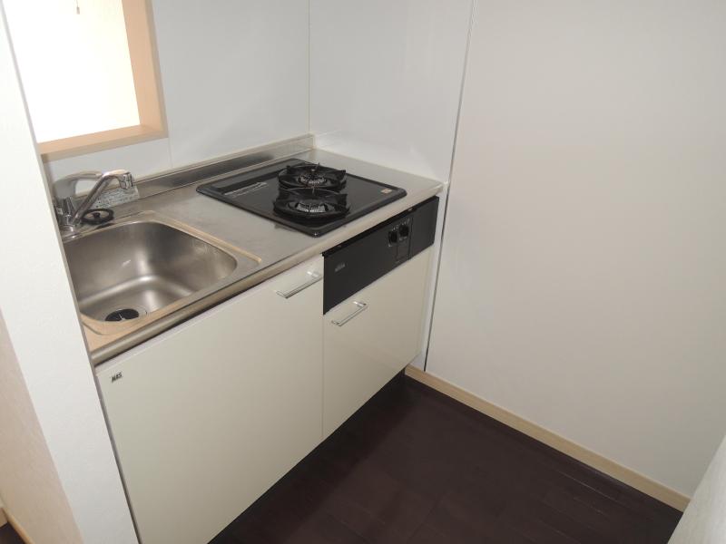 Kitchen. 2-burner stove in the kitchen