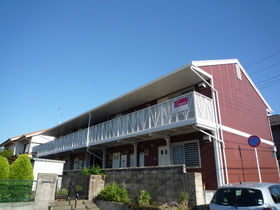 Building appearance. It shines in blue sky!