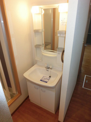 Washroom. Independent wash basin