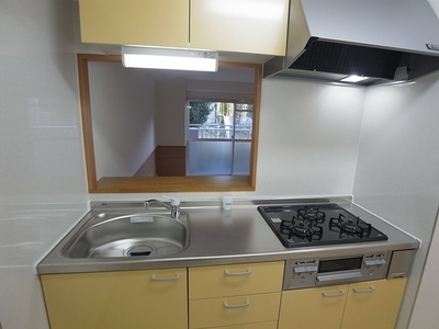 Kitchen. You can talk to the living-dining of your family while working.