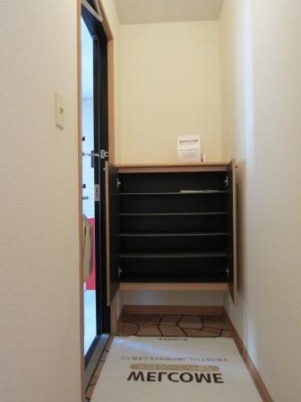 Entrance. Shoe box equipped