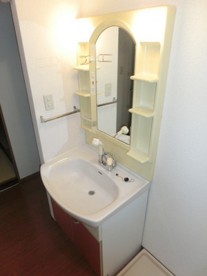 Washroom. Independent wash basin