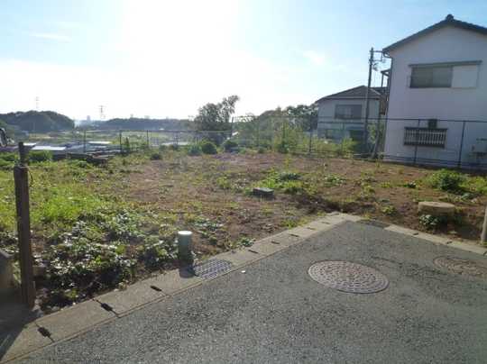 Local land photo. Shooting from the northeast side