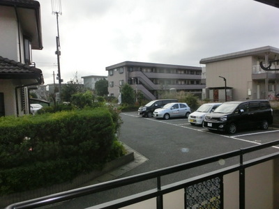 View. Even better view in the front parking lot