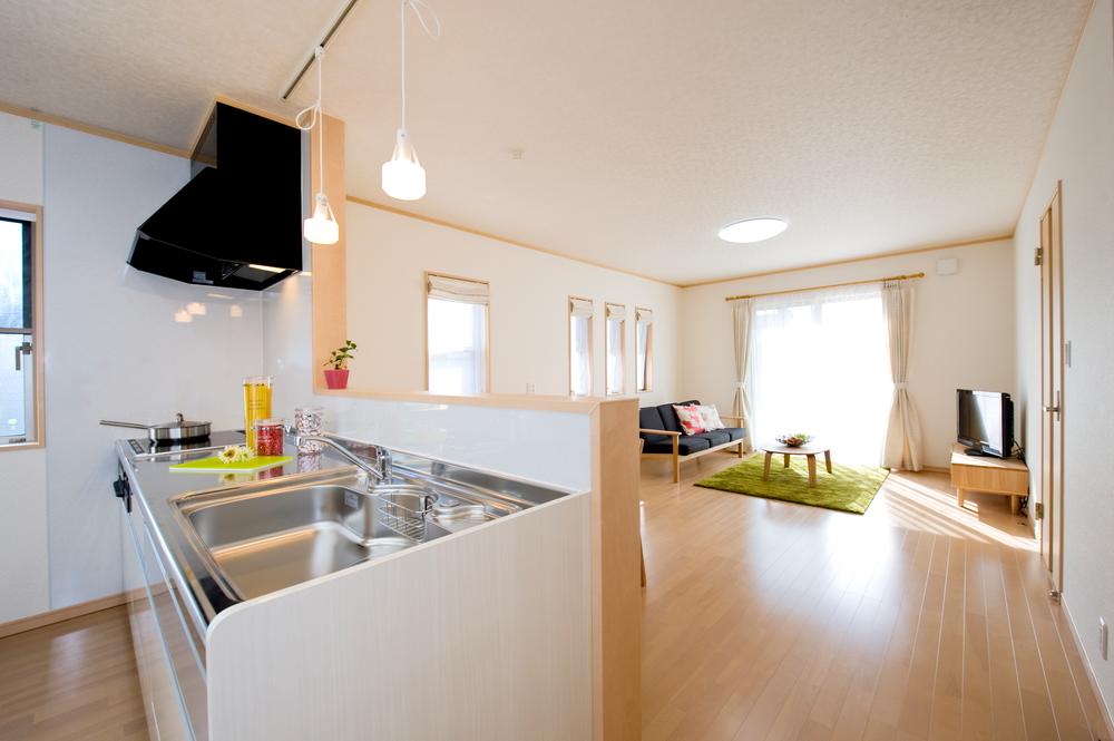 Model house photo. Model house interior photo