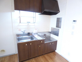 Kitchen. Put the happy gas stove