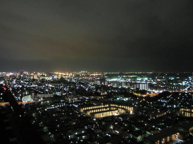 View photos from the dwelling unit. Night view is also great, but, Sunset is also beautiful