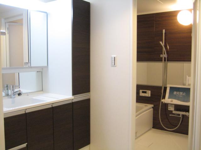 Wash basin, toilet