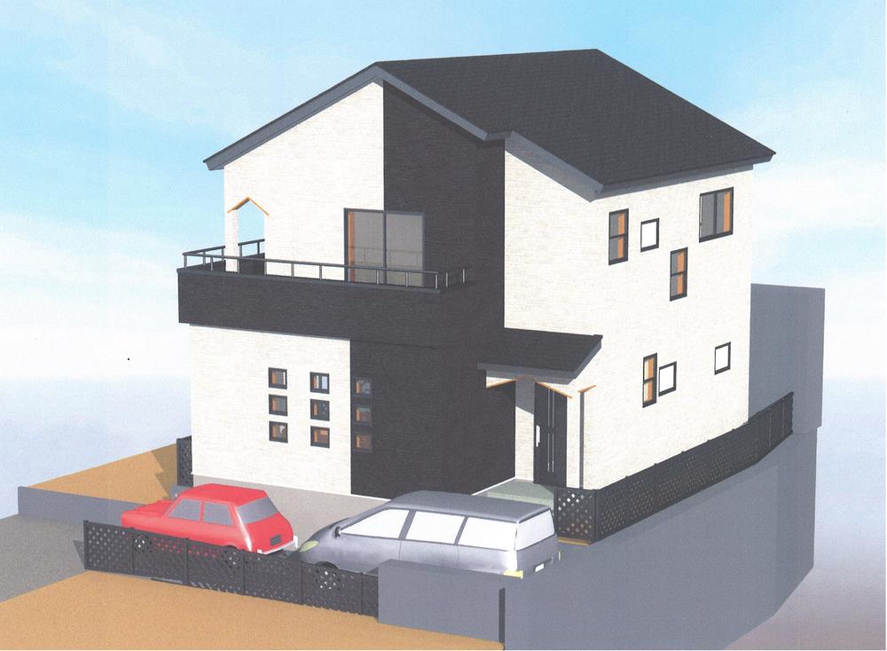 Building plan example (Perth ・ appearance). Building plan example (No. 16 locations) Building price 15.5 million yen, Building area 104.38 sq m