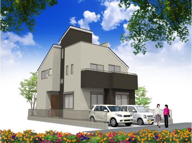 Building plan example (exterior photos). Building plan example Sky balcony specification