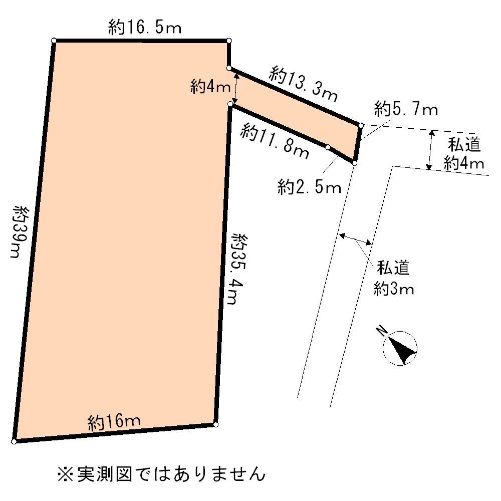 Compartment figure. Land price 52 million yen, Land area 625.9 sq m