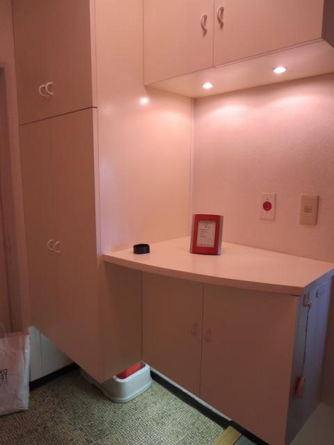 Entrance. There is a storage capacity, Entrance of the bright atmosphere