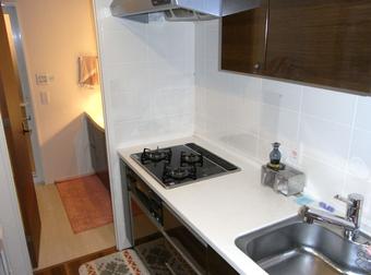 Kitchen. Stand-alone kitchen about 3.6 Pledge Glass top stove, Water purifier integrated shower faucet, Quiet sink such as standard equipment