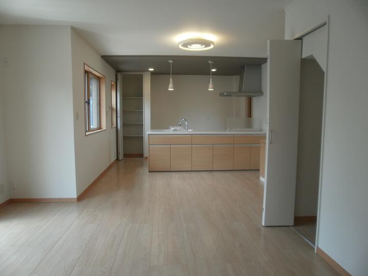 Building plan example (introspection photo). Example of construction (living)