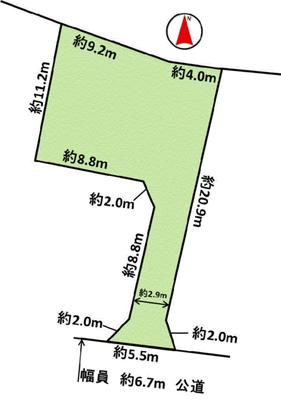 Compartment figure. Land plots