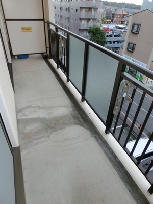 View. Balcony with plenty of depth