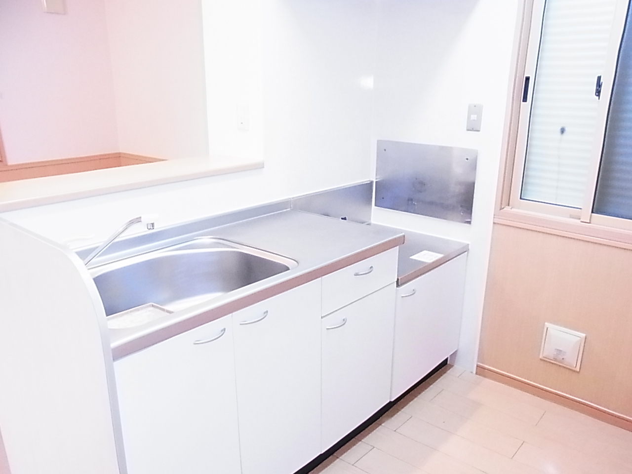 Kitchen. Bright with a window