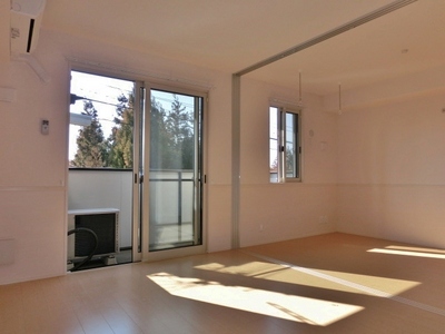 Living and room. Western-style from bright LDK flooring upholstery.