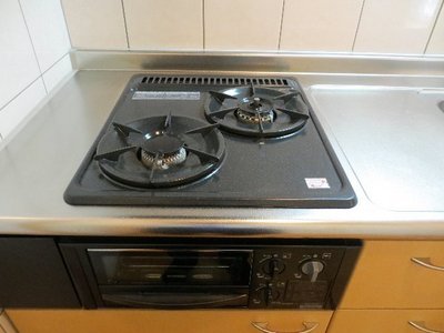 Kitchen. With fish grill