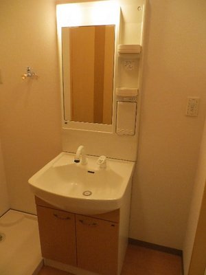 Washroom. Independent wash basin