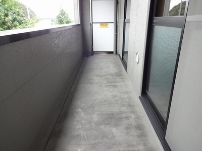 Balcony. State of the balcony.