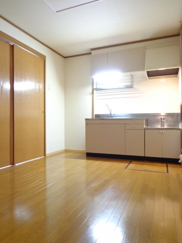 Living and room. It is a photograph of the inversion angle room of the same type ☆