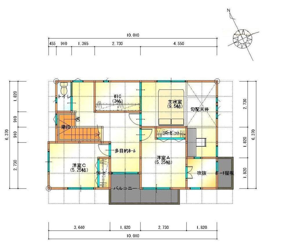 Model house photo. Model house floor plan 2F