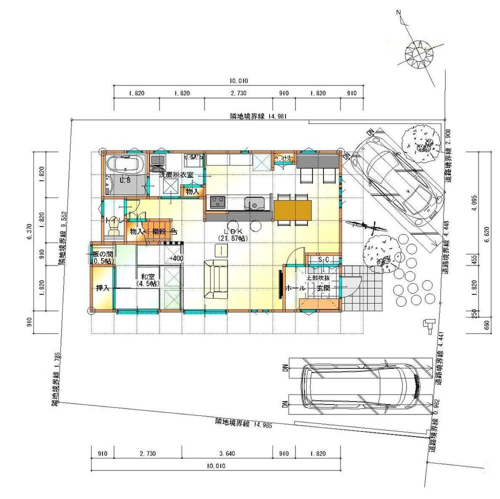Model house photo. Model House Floor Plan 1F
