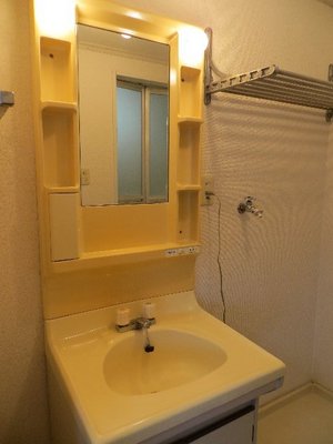 Washroom. Independent wash basin