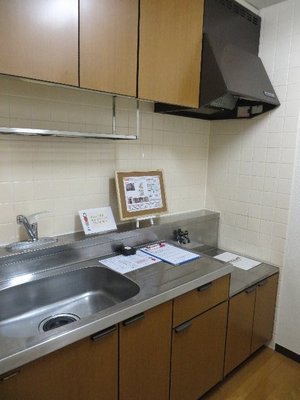 Kitchen. Kitchen of the economic city gas specifications