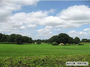 park. It is 580m park a good natural environment was left to Showa-no-Mori. It has about 22 times the size of Tokyo Dome, Part of the site has been designated as Prefectural Kujukuri nature park. 
